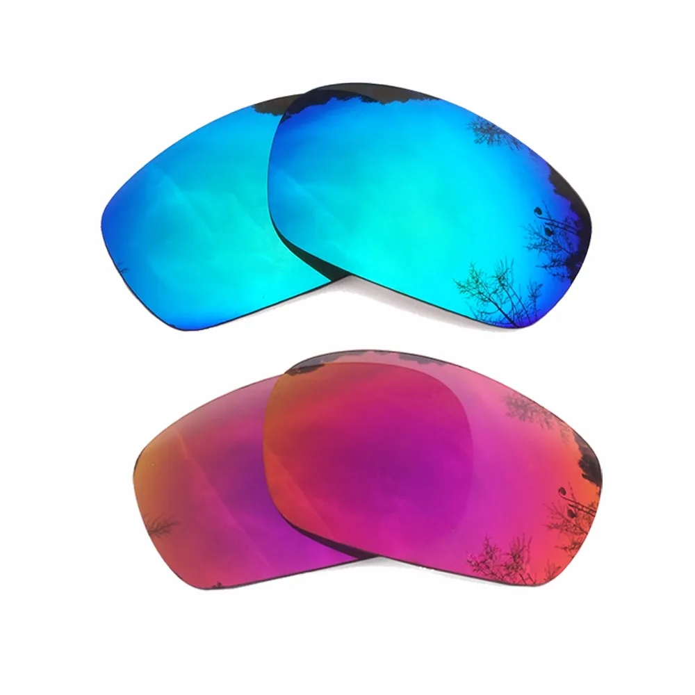 Зеркальные поляризационные сменные линзы Ice Blue и Midnight Sun Mirrored для оправы Jawbone 100% UVA