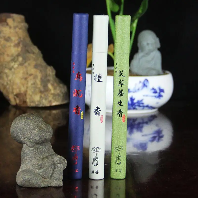 

Natural Sandalwood Incense Summer Essential Home Indoor Ceremony Buddha Incense 40pc/Box Wholesale