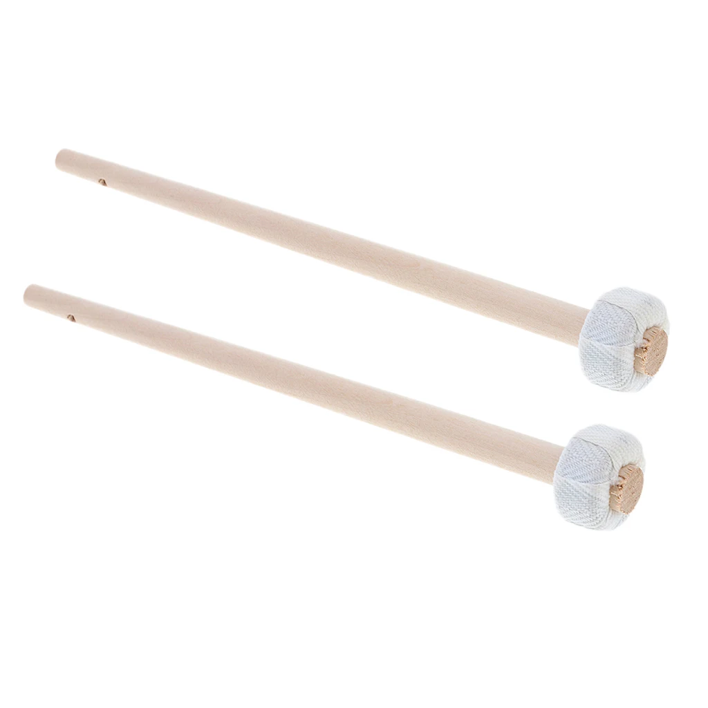 2 шт. маленькие деревянные молотки Cymbal Gong играющие биттеры 25 см | Спорт и