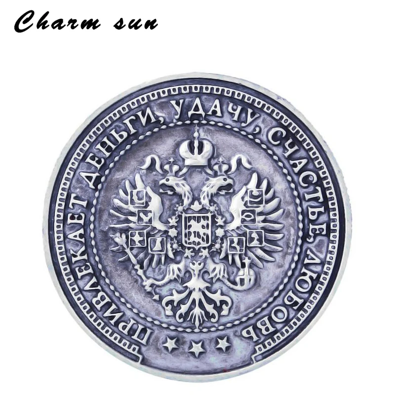 Фото Фэн шуй монеты. Винтаж домашнего декора. Рубль монеты держатель и кошелек.