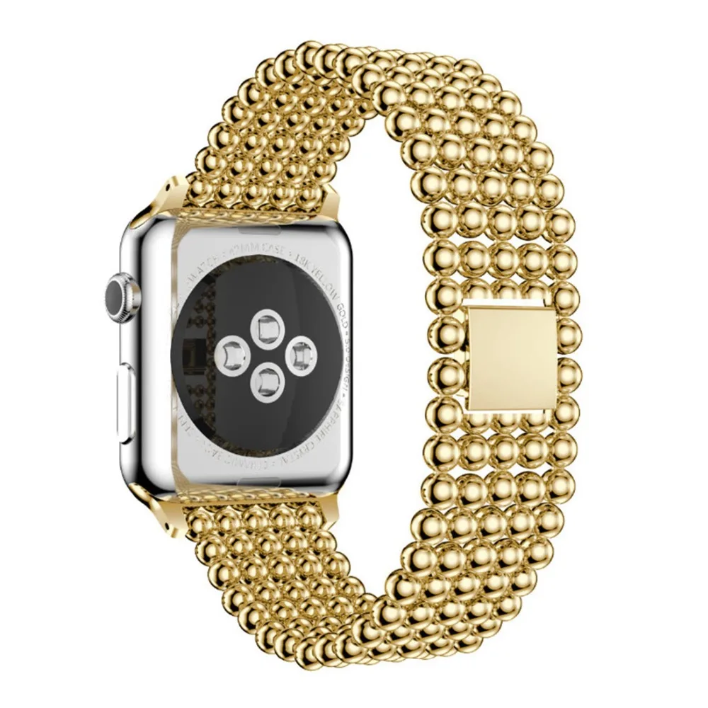 Хохлатый ремешок из нержавеющей стали для Apple Watch 42 мм 38 iwatch series 3 2 1 браслет Ссылка