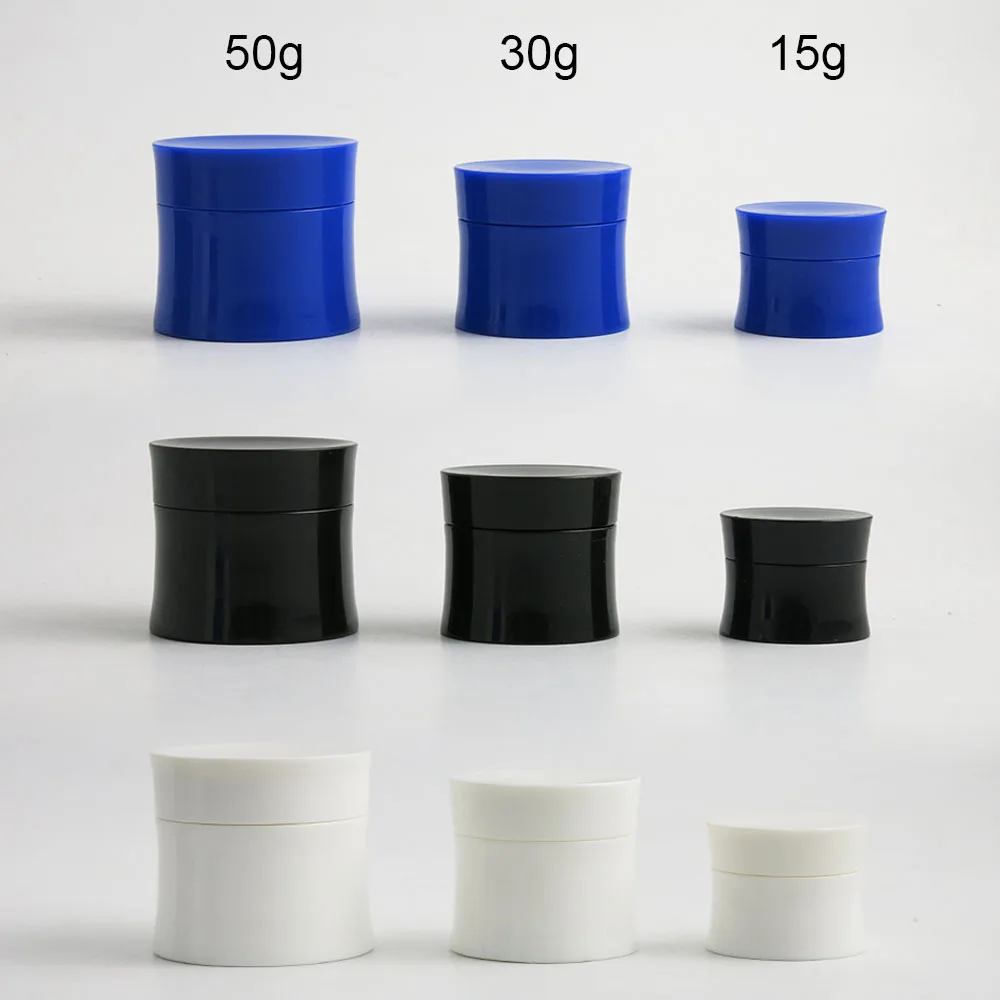 24x15g 30g 50g DIY Мини Портативная маленькая банка коробка для макияжа ногтей синий