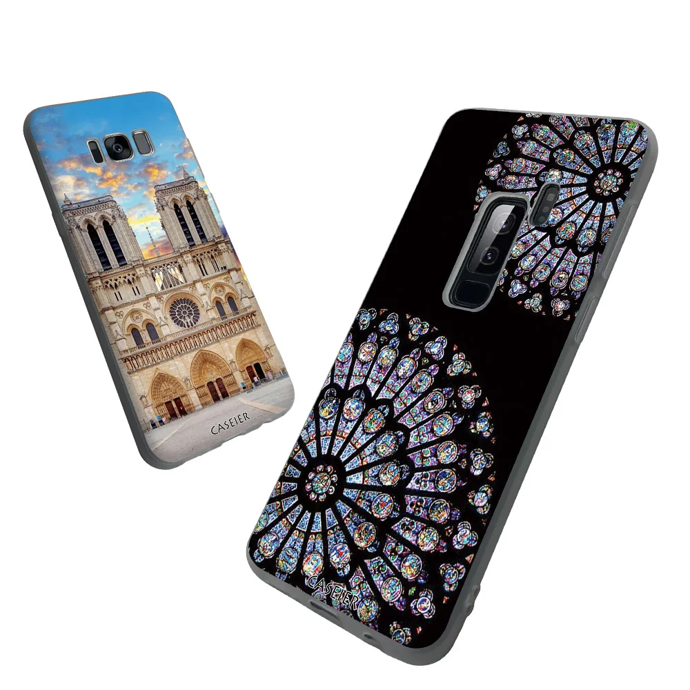 CASEIER чехол для телефона Samsung S8 S9 S10 E Plus Secrets Of Paris матовый Galaxy A7 A8 A9 Note 8 9 J7