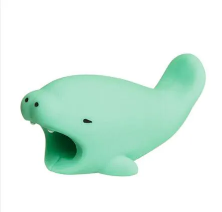 Manatee Кабель укус Cable Buddies Protector Animal Puppy Cable For Iphone Morsure Dropshipping - Цвет: Manatee
