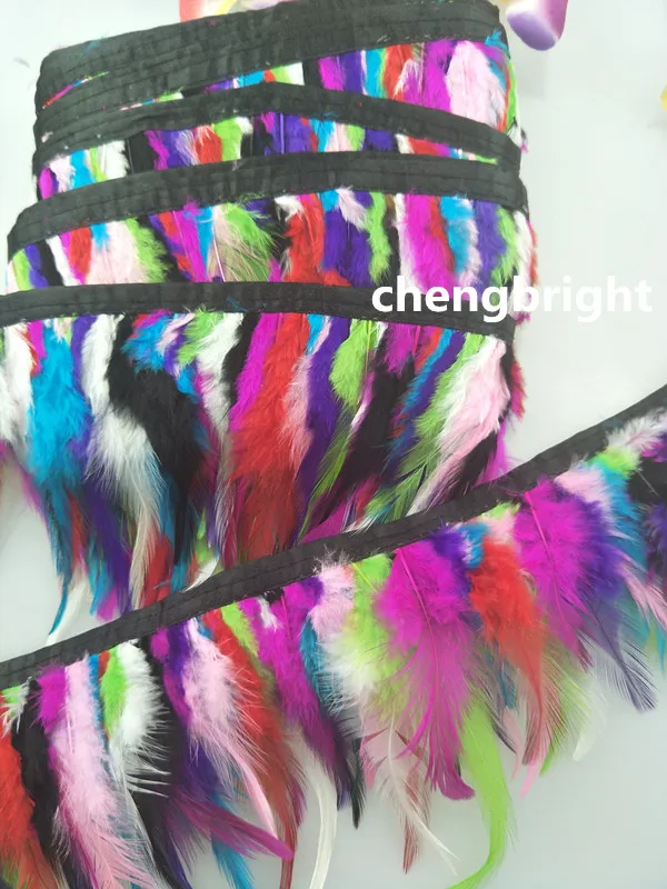 Декоративная лента из перьев индейки 4 6 дюймов/10 15 см|feather ribbon|natural turkey feathersturkey