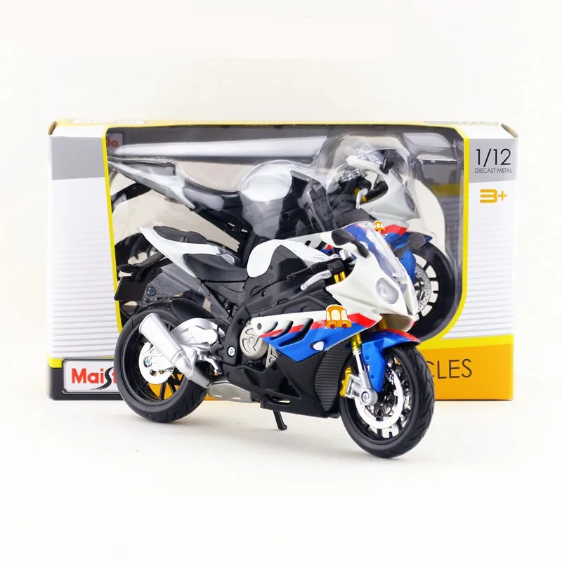 Maisto/масштаб 1:12/литая модель мотоцикла/модель S1000RR Super Racing/Изящный Подарок или