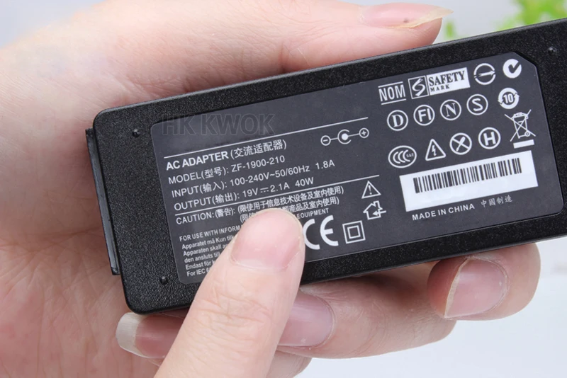 19V 2.1A AC Мощность ноутбук адаптер переменного тока Зарядное устройство для asus EeePC X101CH T101H 1005HAB ПК 1005 1005HA 1005PE 1201AC 1001HA 1001P 1001PX