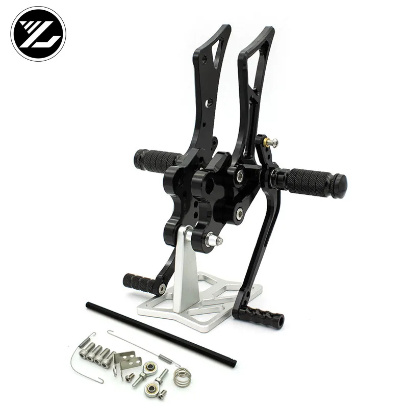 CNC Verstelbare Rearsets Achter набор мотоциклов подножка Moto Pedaal педаль для Yamaha FZ1 FZ1000 2001 2002 2003 2004 2005
