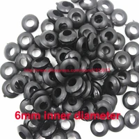 6mm inner diameter wire rubber grommets ring hole plug seal o ring wire gasket
