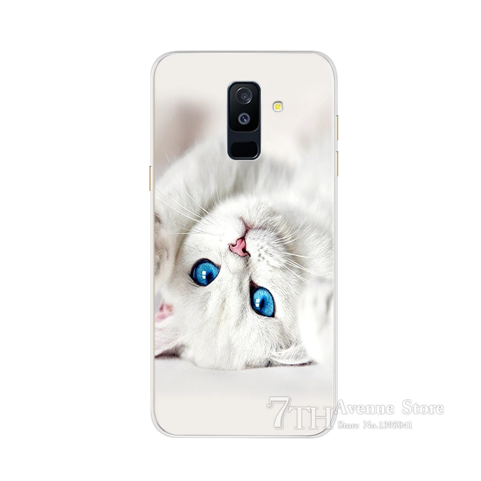 Силиконовый чехол для Samsung Galaxy A6 Plus 2018 A605 мягкая задняя крышка из ТПУ A600