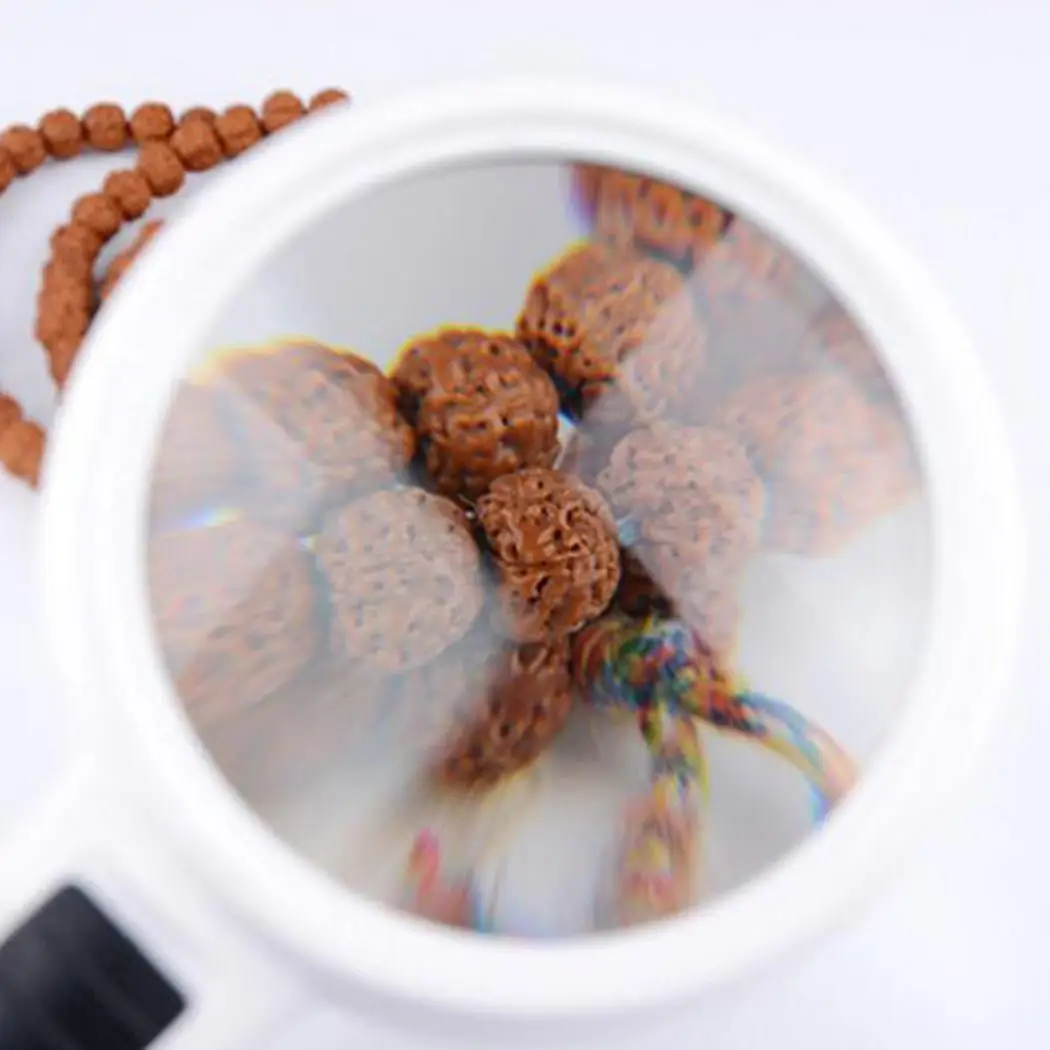 Для чтения для пожилых людей ручная Лупа оценка ювелирных изделий 30X с