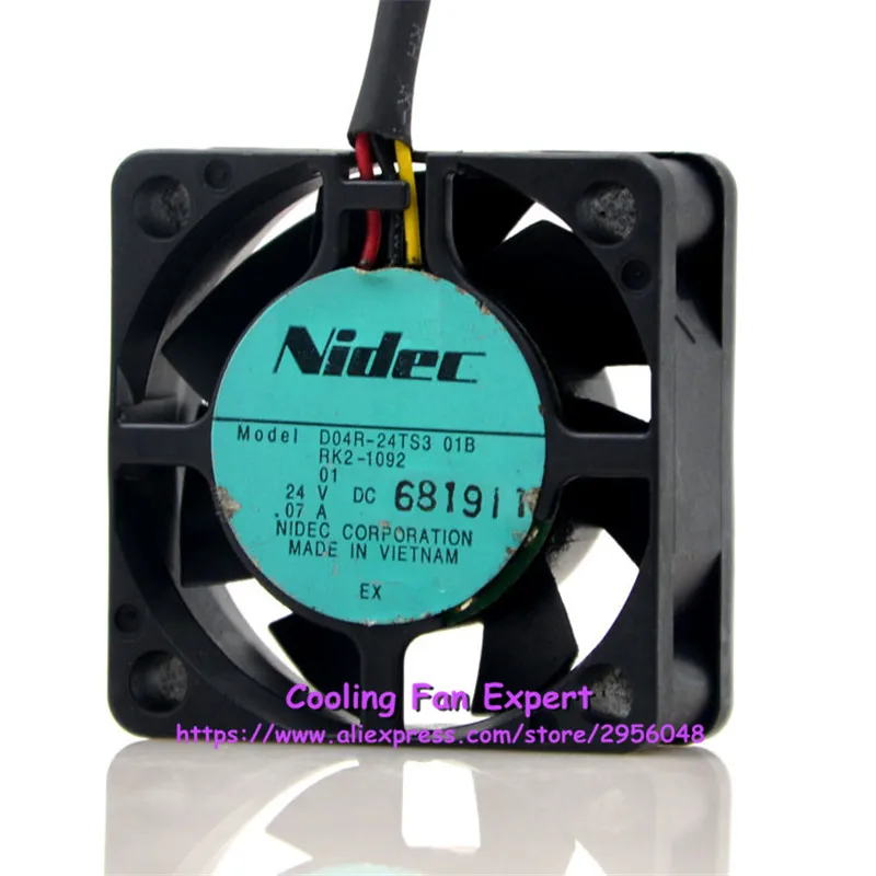 Nidec D04R 24TS3 01B принтер Вентилятор охлаждения компьютера DC 24V 0.07A 4015 4 см 40*40*15 мм 3