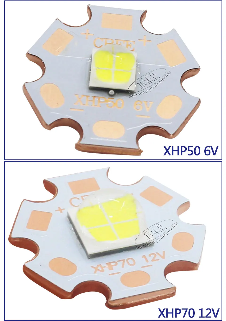 CREE XHP50 XHP70 поколение XHP50.2 XHP70.2 поколение 18 Вт 30 Вт led белый нейтральный белый теплый излучатель 6 в 12 В 20 мм 16 мм coppe