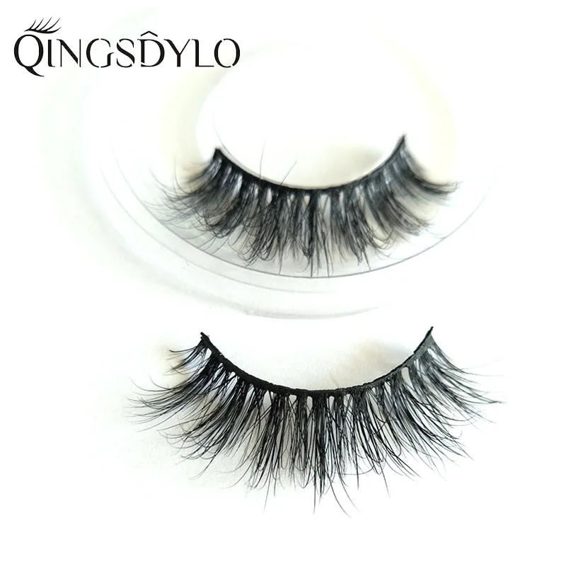 Норковые ресницы натуральной длины объемные мягкие ручной работы 2019 накладные