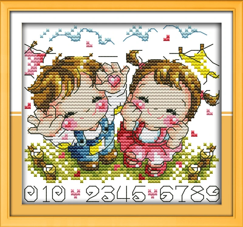 

All is love cross stitch kit cartoon 11ct count print canvas stitches embroidery DIY handmade needlework plus