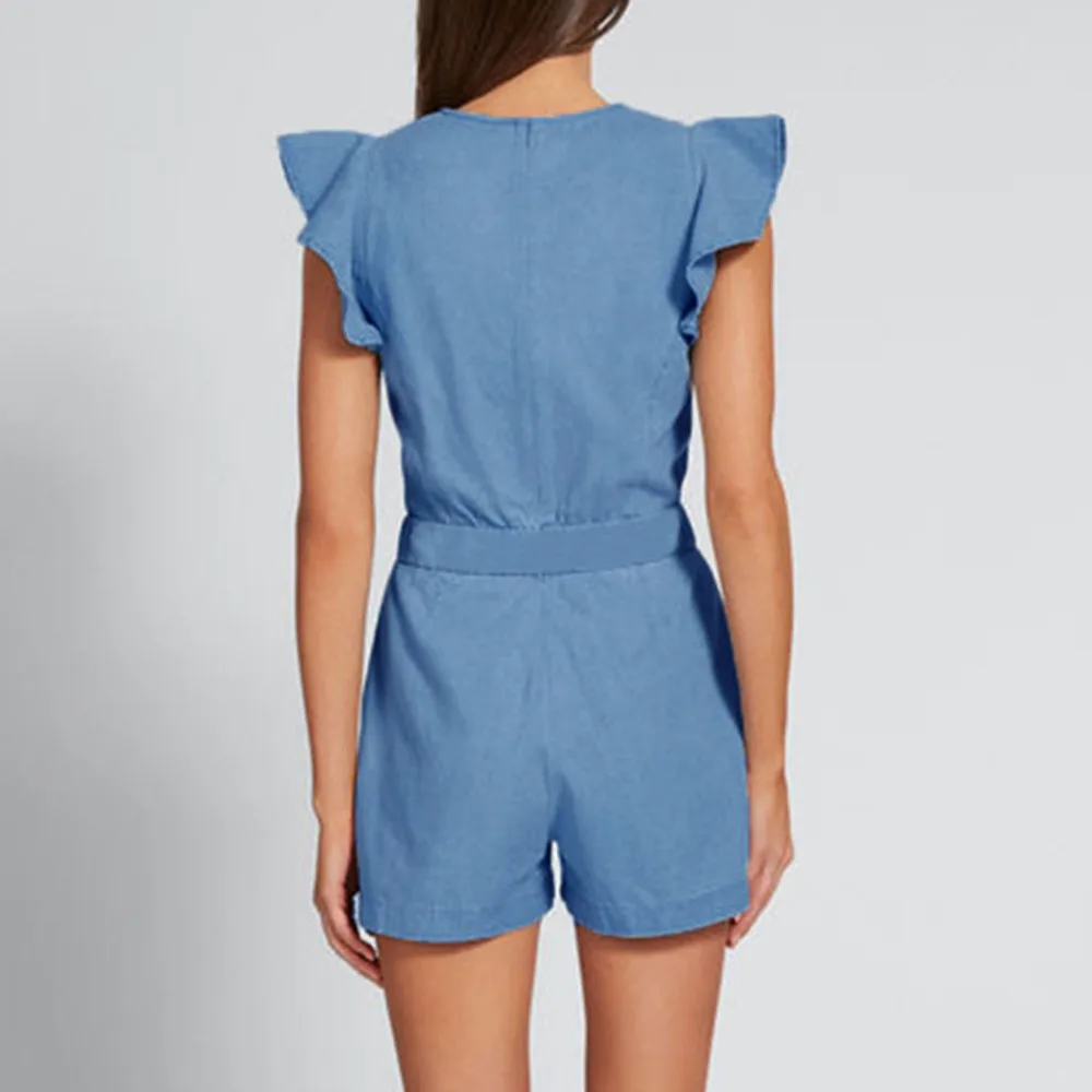 Свободный страусиный комбинезон Новый уникальный дизайн женский с карманами