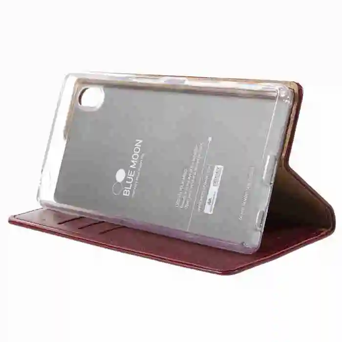 Для Sony z5 случае МЕРКУРИЙ GOOSPERY Blue Moon Кожа Аргументы за Стойки Xperia Z5/Z5 Dual|case pci|case