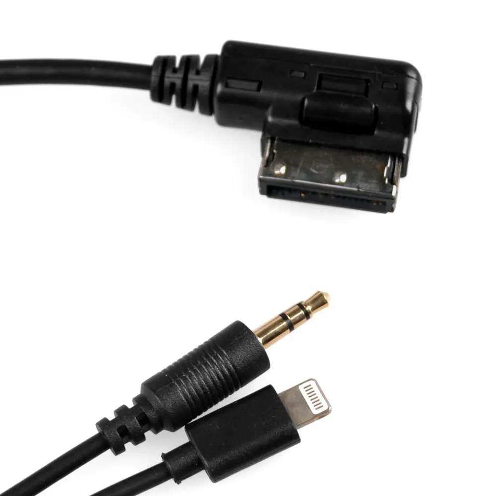 AMI MDI MMI адаптер 8 контактный кабель Lightning разъем и 3 5 мм AUX для Audi A3 A4 A5 A6 A8 Q5 Q7|adapter