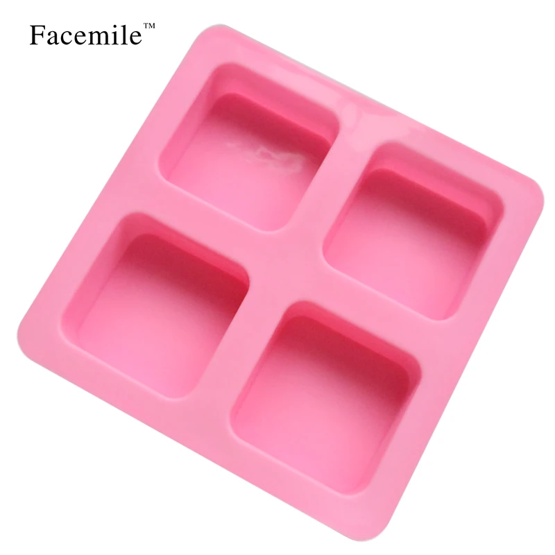 Геометрическая простая квадратная форма для лосьона и мыла изготовления свечей