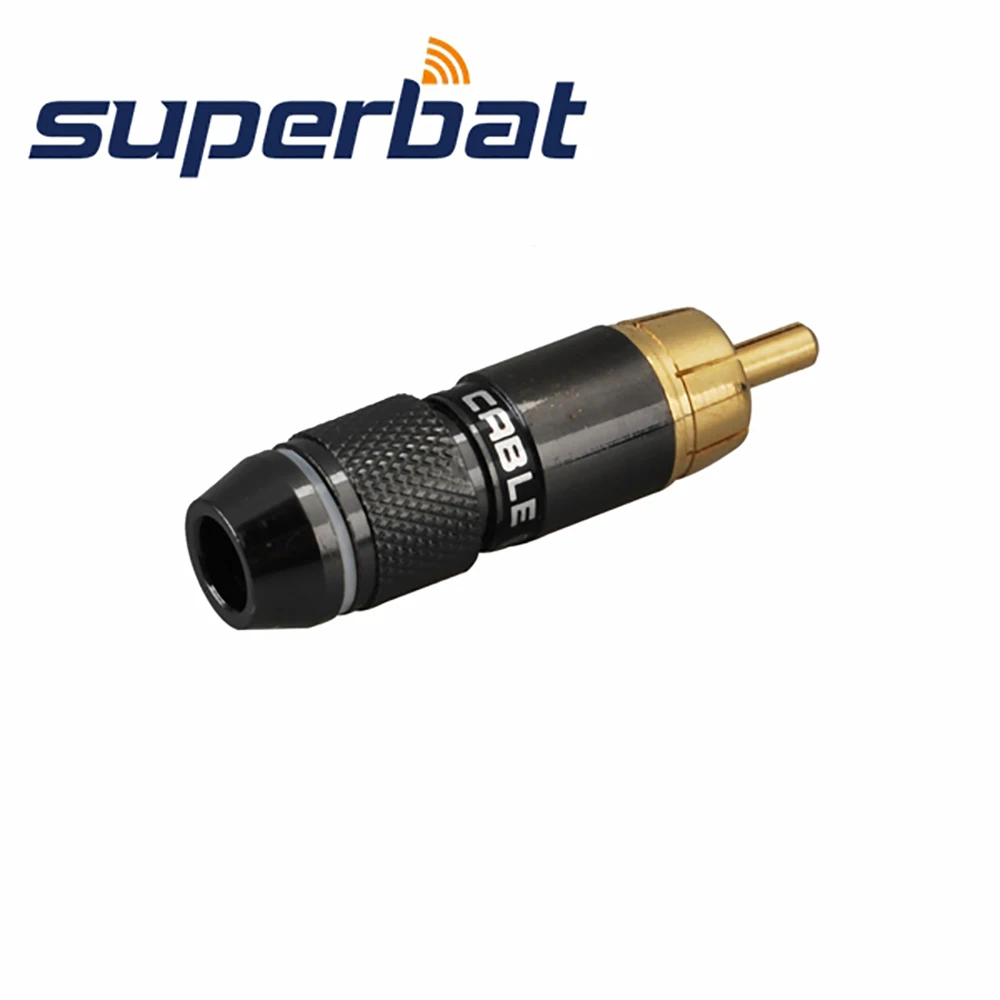 Прямой зажим Superbat RCA серый разъем для кабеля 50-5 RF коаксиальный | Мобильные