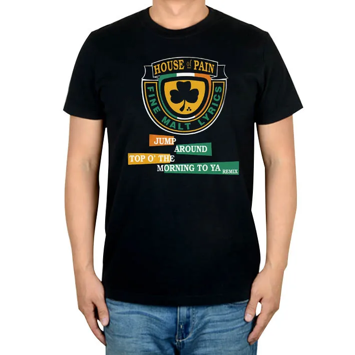 

Черная футболка с принтом «Дом Боли», 2 стиля