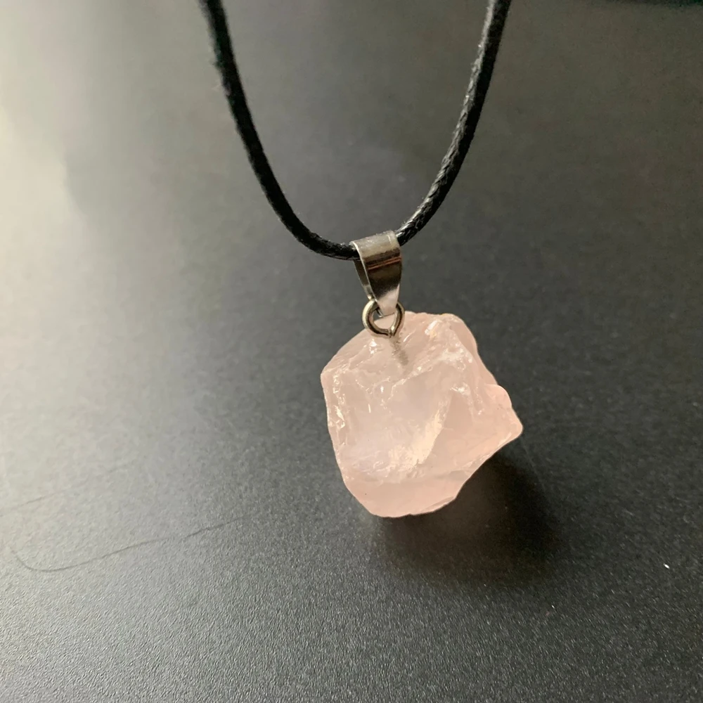 1 шт. цепочка с подвеской из натуральных необработанных камней | Дом и сад