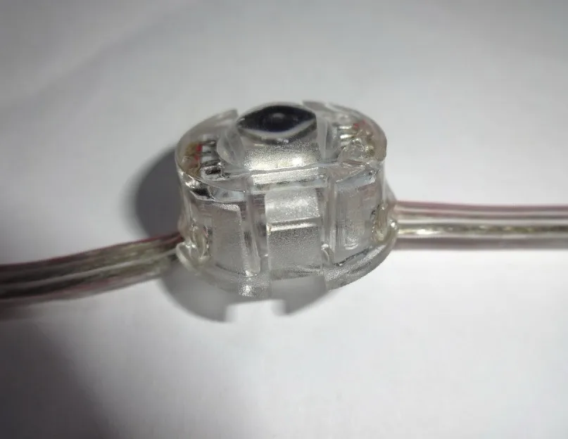 50 шт. модуль пикселей WS2811 5050 SMD 5 в пост. Тока 20 мм класс IP68 прозрачный провод с len|wire