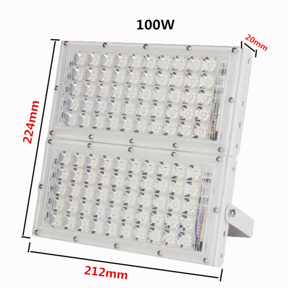 100W 50/100 Вт высокой мощности Мощность SMD СВЕТОДИОДНЫЙ Grow светильник полный спектр Водонепроницаемый 220V 60lm/W для Крытый парниковый плантационных палаток Светодиодная лампа для роста растений - Испускаемый цвет: 100W