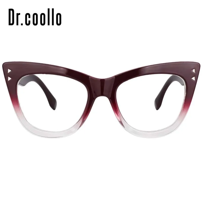 Сексуальные дизайнерские очки для близорукости кошачий глаз прозрачные линзы