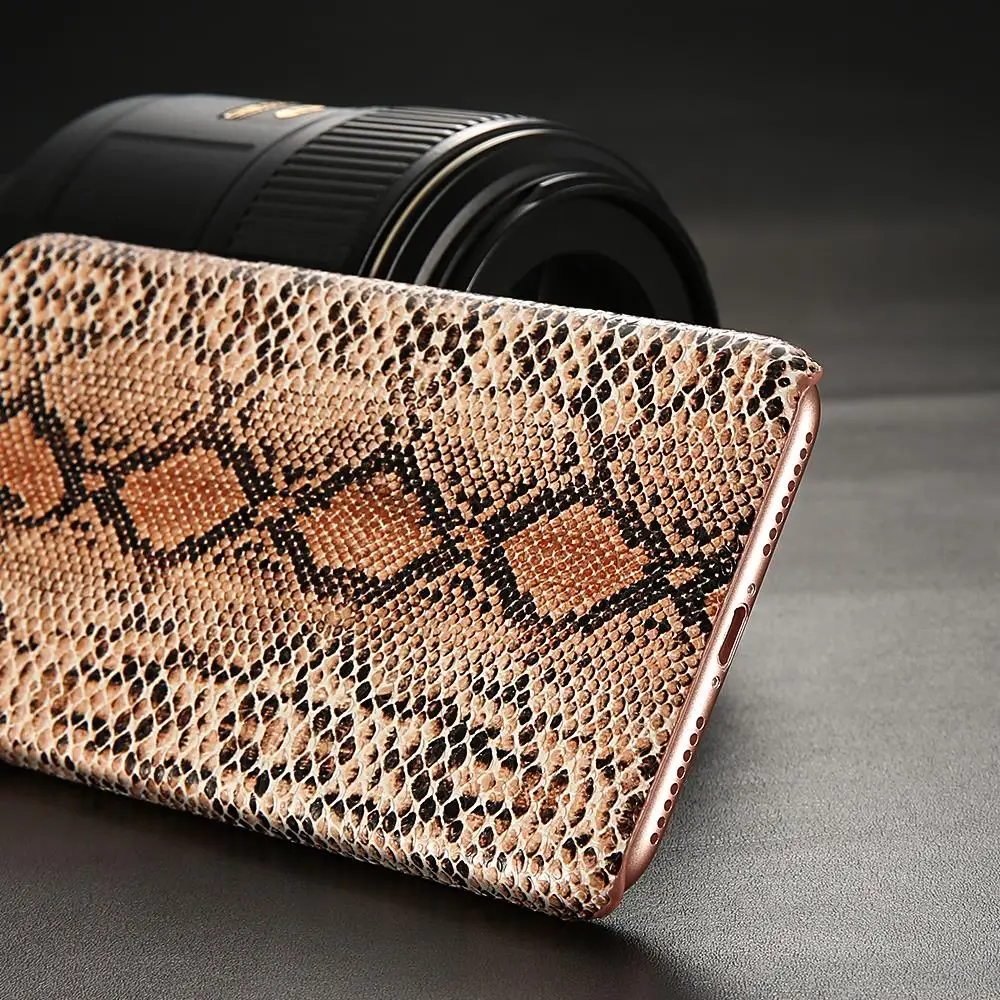 KISSCASE Snake Skin Phone Caque For iPhone 8 Case 7 6s Plus Fundas Hard PC Cover 6 S X XS MAX 5 5S |