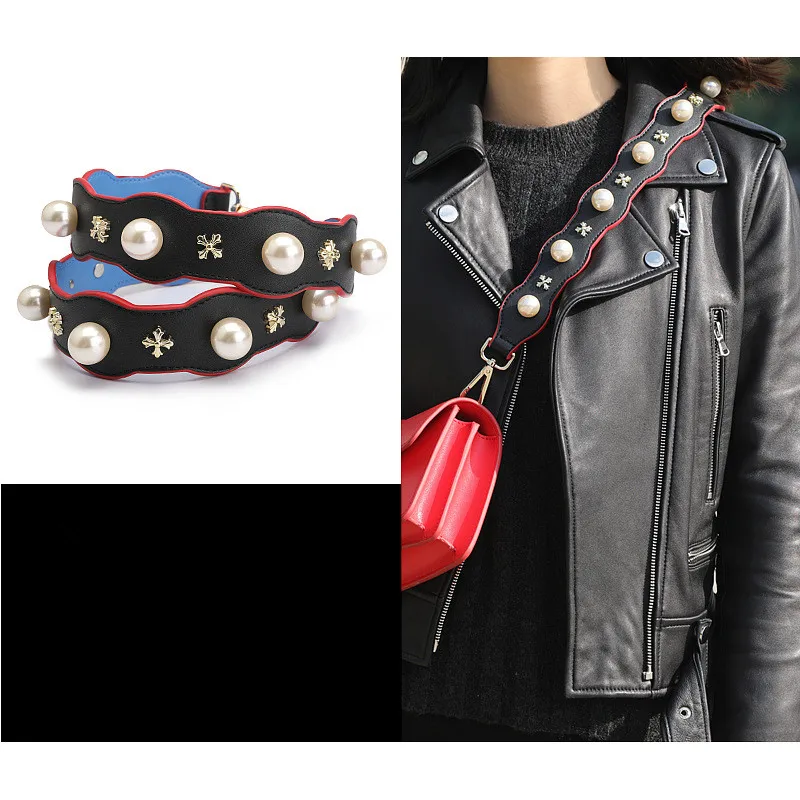 2018 Strap You Split Leather Shoulder With Pearl Women Bag Accessory Famous Brand Ladies Long | Багаж и сумки