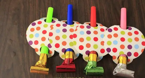 День рождения вечеринка свисток выдувание труба для детей Noice makerToys Детские
