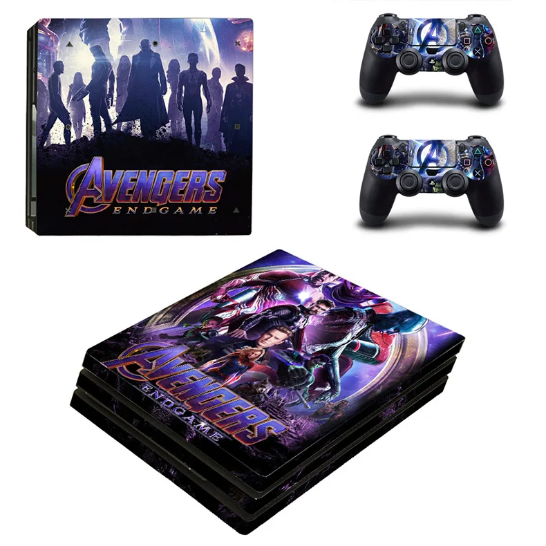 Мстители: Endgame PS4 Pro наклейка для кожи Vinilo PS 4 Play station 4 Pro наклейка s для игровой консоли и контроллера