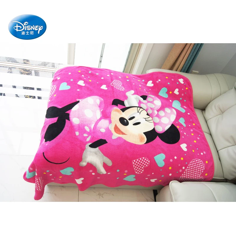 Мягкое Флисовое одеяло для девочек покрывало розового цвета с милыми сердечками