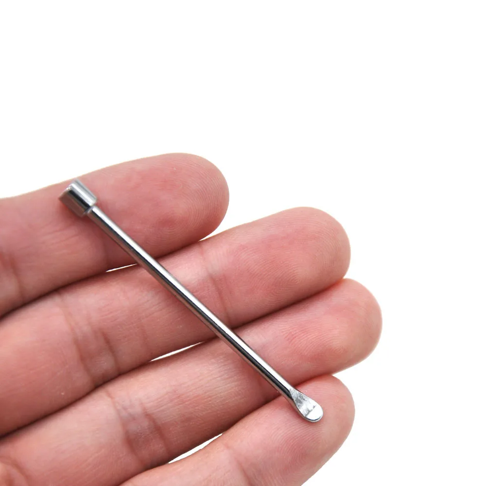 Уютный момент Титан ложечка для ногтей Нержавеющая сталь Dab инструмент сухих