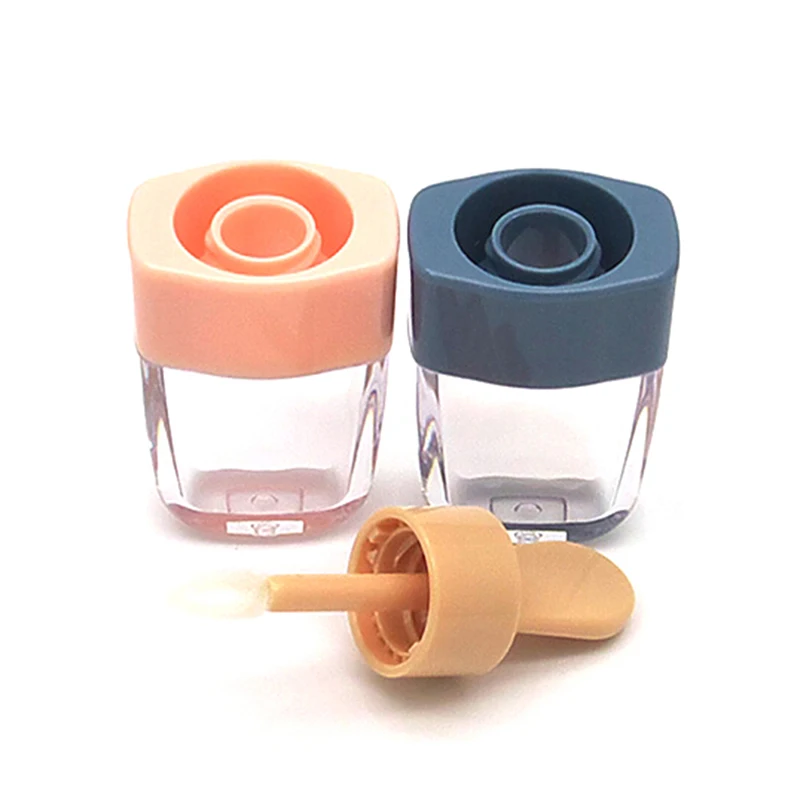 1pc 6ml Empty Lip Gloss Tube Container Ice Cream Shape Bottle Transparent Balm Refillable | Красота и здоровье