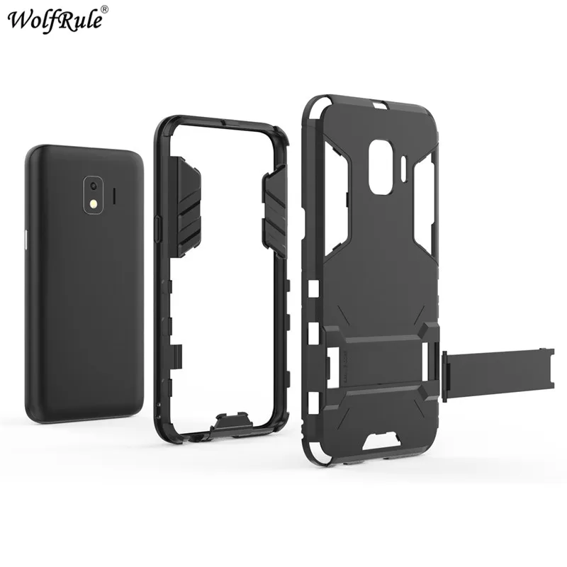 Чехол для Samsung Galaxy J2 Core TPU и PC Holder Bumper чехол телефона 5''|Бамперы| |