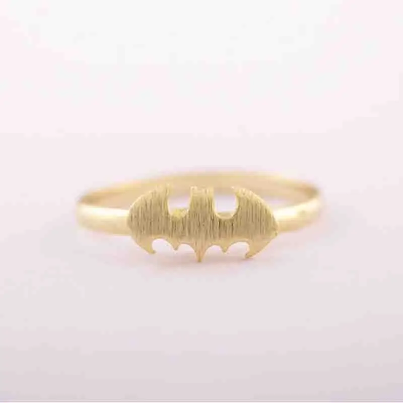 10 шт./лот из нержавеющей стали милой летучей мышью золотого серебряного цвета