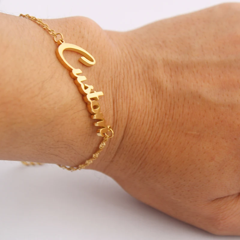 Индивидуальные ювелирные изделия персонализированное наименование женский