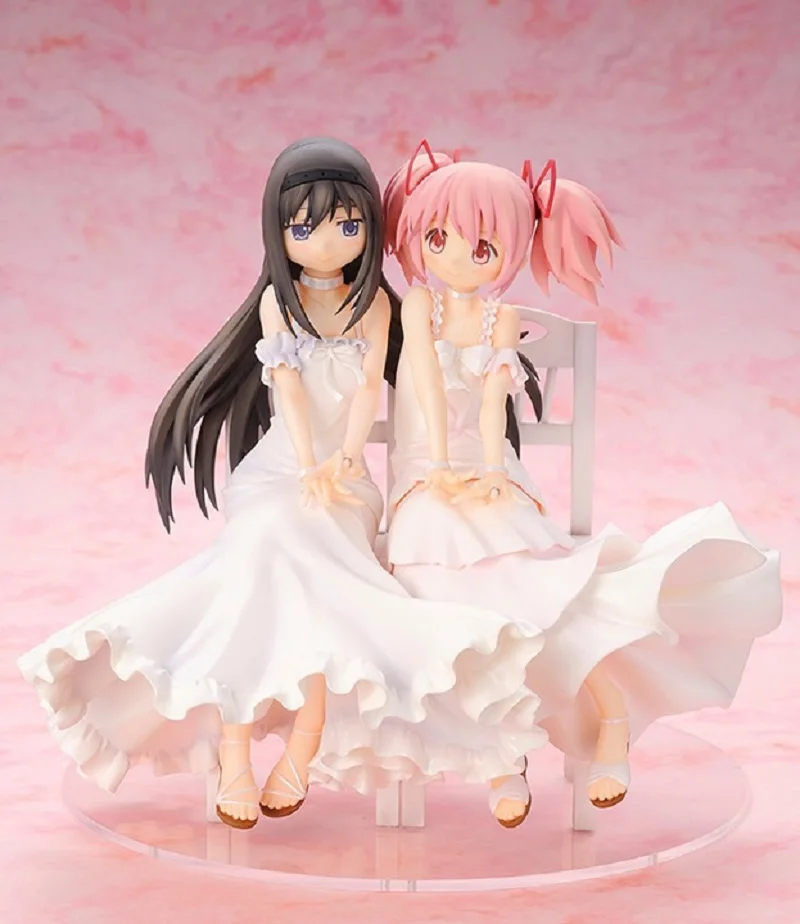 Экшн фигурка японского аниме Puella Magi Madoka Magica Kaname белое платье Akemi Homura коллекция 20