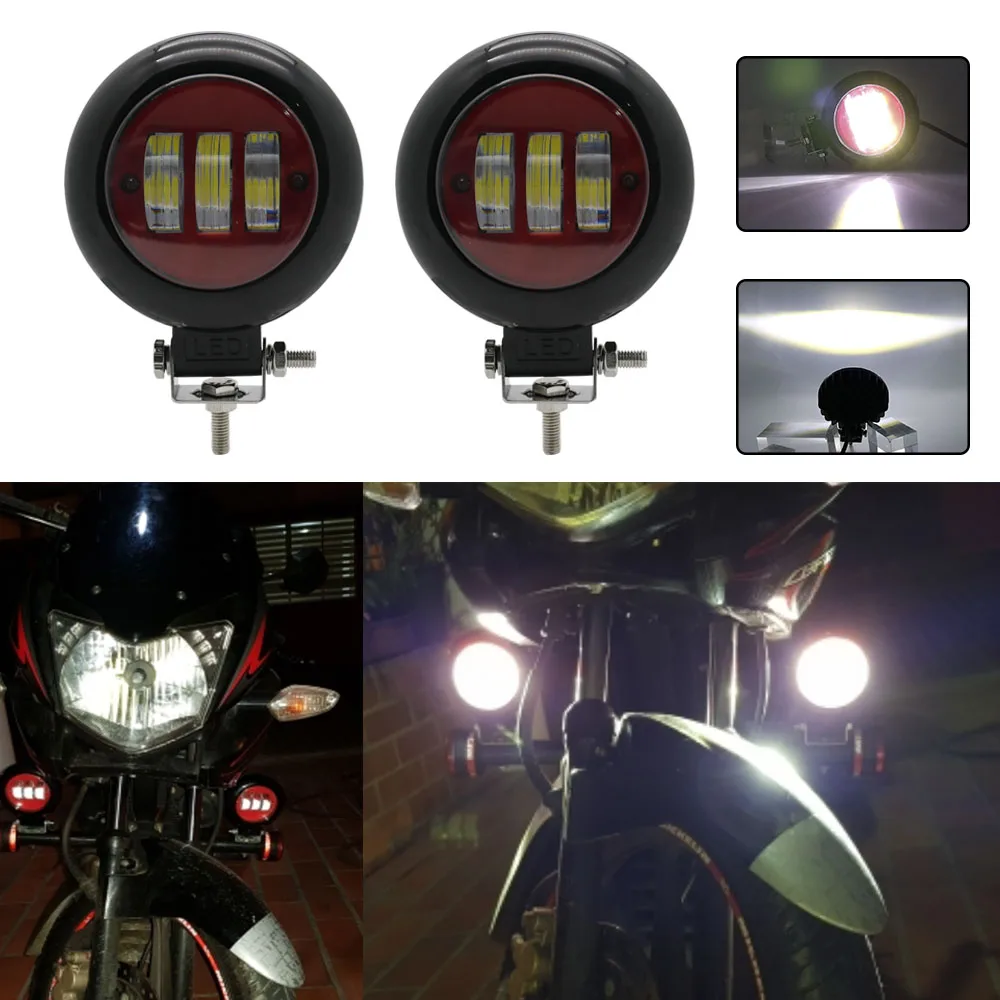 Черный/красный 4 5 &quotточечный светодиодный светильник для автомобиля грузовика