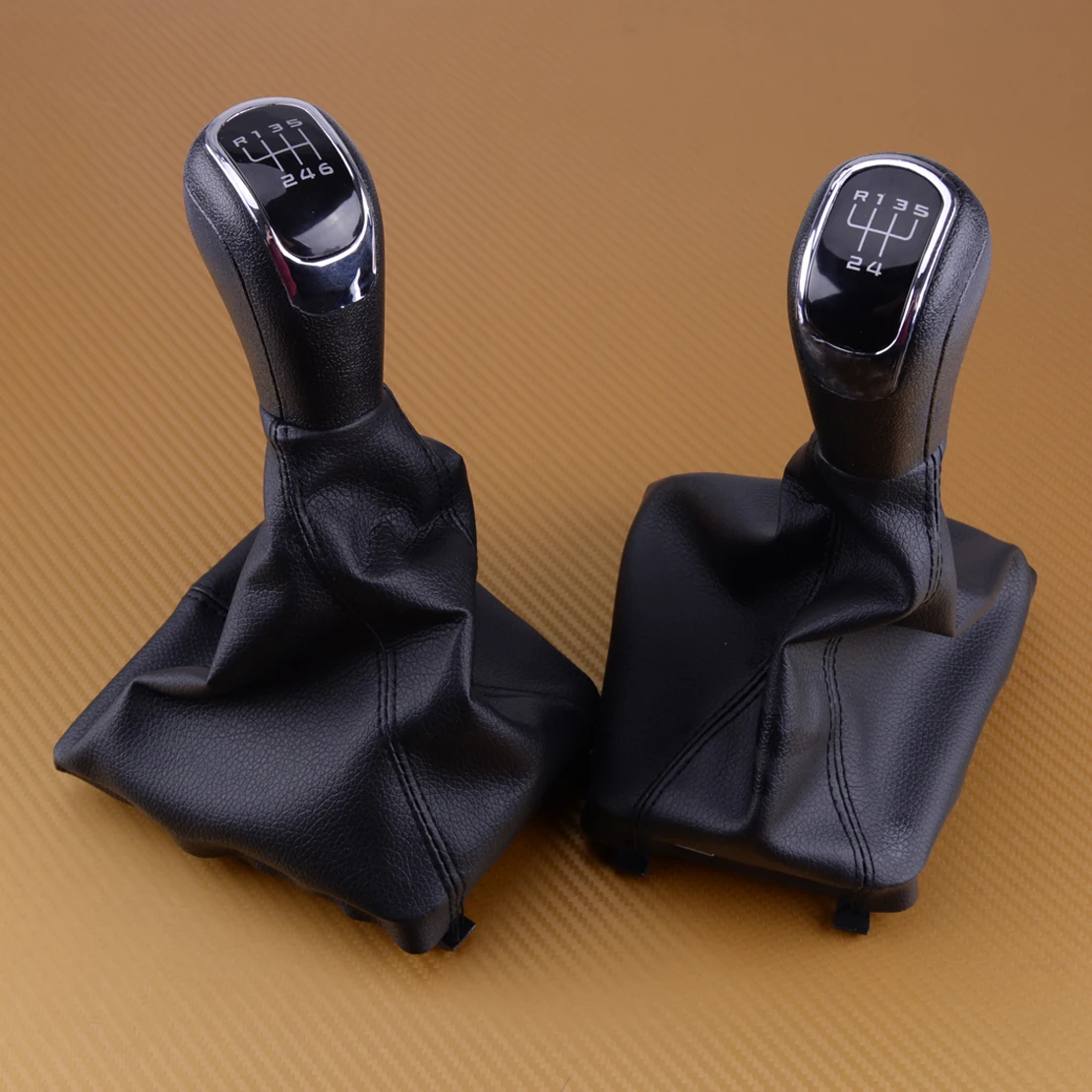 Новая Автомобильная 5 6 скоростная ручка переключения передач рычаг черный 1Z0711141