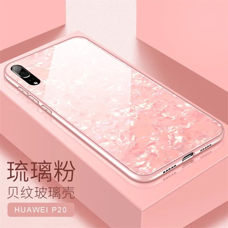 Для Чехол чехол на huawei P20 Lite для Pro задняя крышка силиконовый закаленное стекло