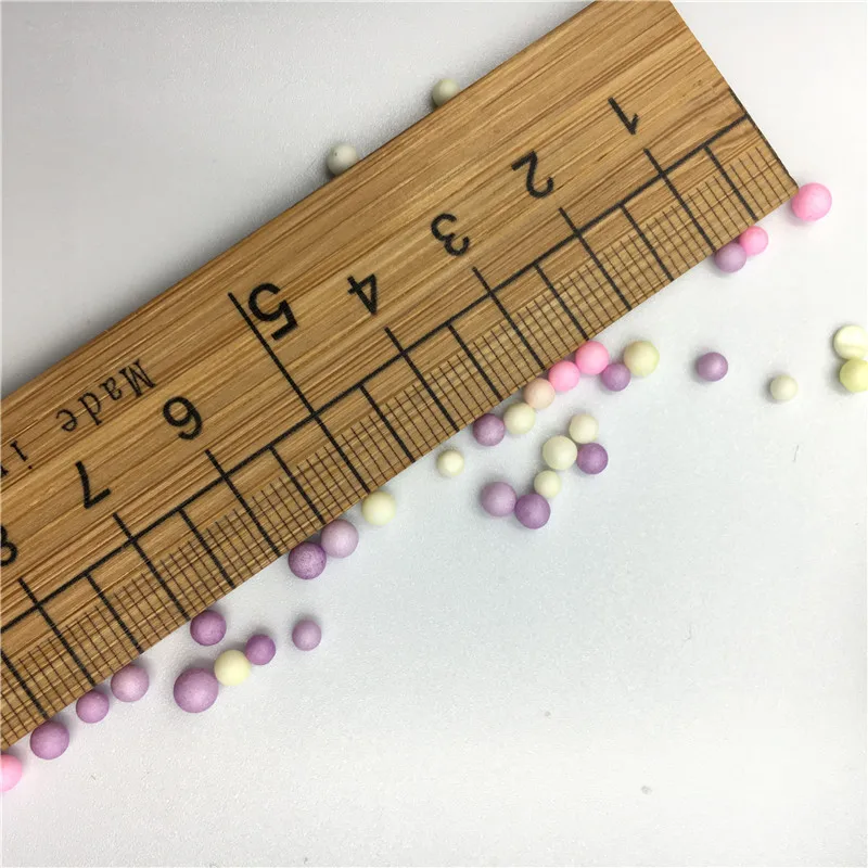 Пушистые пенные бусины дополнение для слизи амулеты красочные шарики Сделай Сам