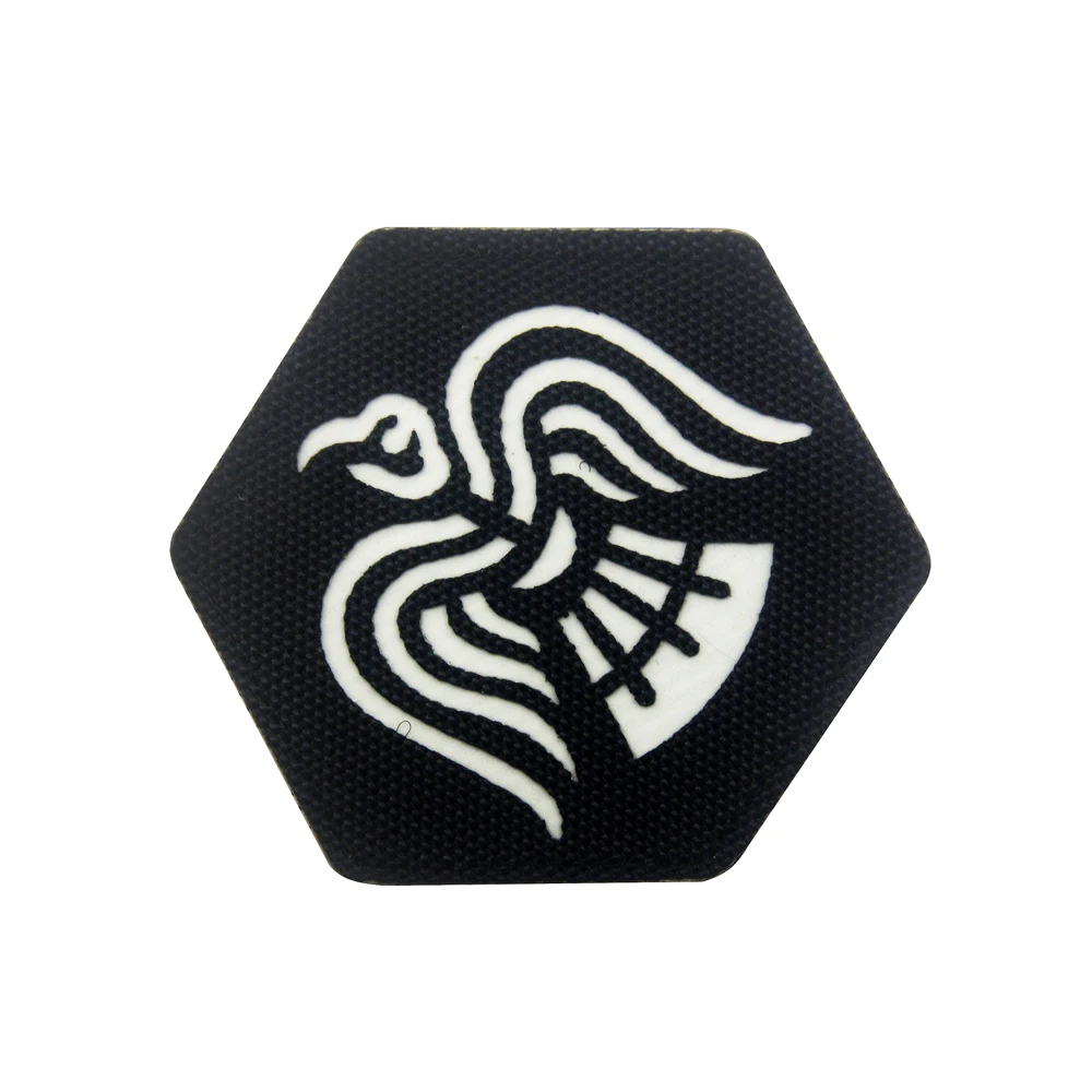 Викинг Компас Vegvisir Тактический Патч Скандинавская Руна Aegishjalmr светящийся патч языческий Викинг металлический языческий знак