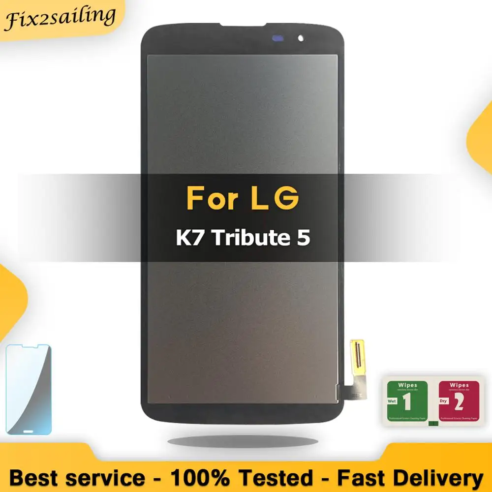 100% Протестировано для LG K7 дань 5 ЖК дисплей + сенсорный экран дигитайзер сборка