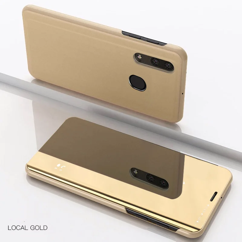 Чехол с покрытием для Samsung Galaxy M30 M 30 M20 M10 зеркальный флип-чехол подставкой A10 A20 A30 A40