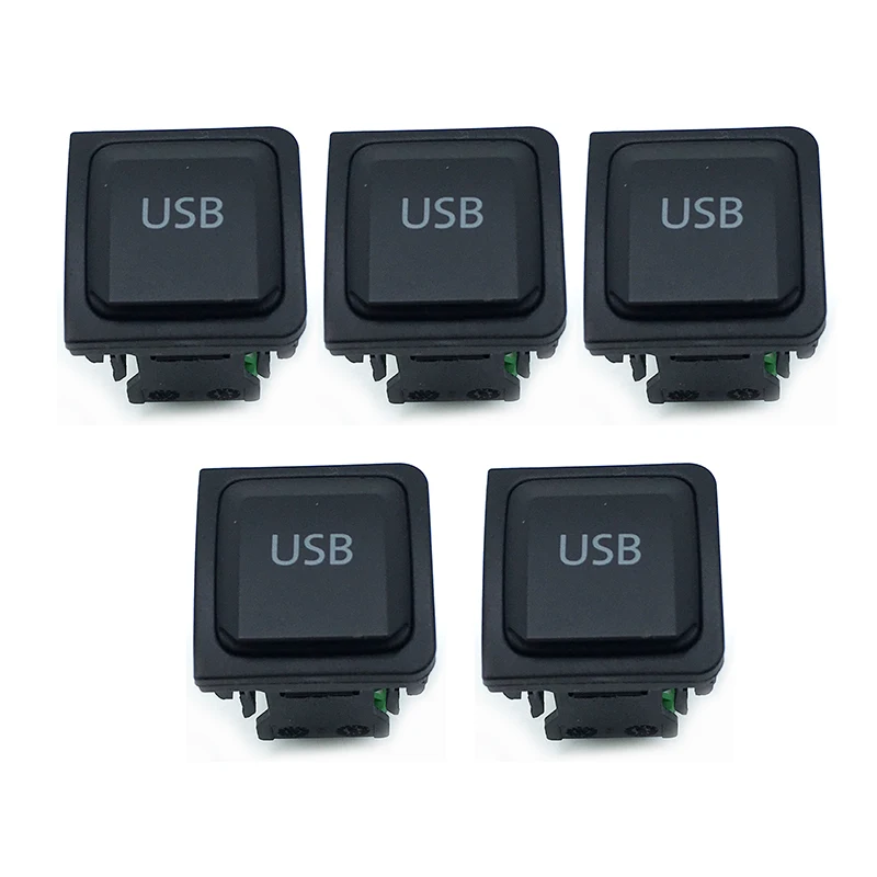 

5Pcs Original RCD 510 USB Switch Plug For Jetta MK5 MK6 Golf MK5 MK6 Scirocco 5KD 035 726 A 5KD035726A