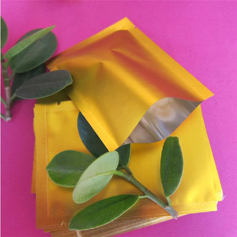 Матовый золотой пластиковый безвоздушный вакуумный мешок пищевой кофе в зернах