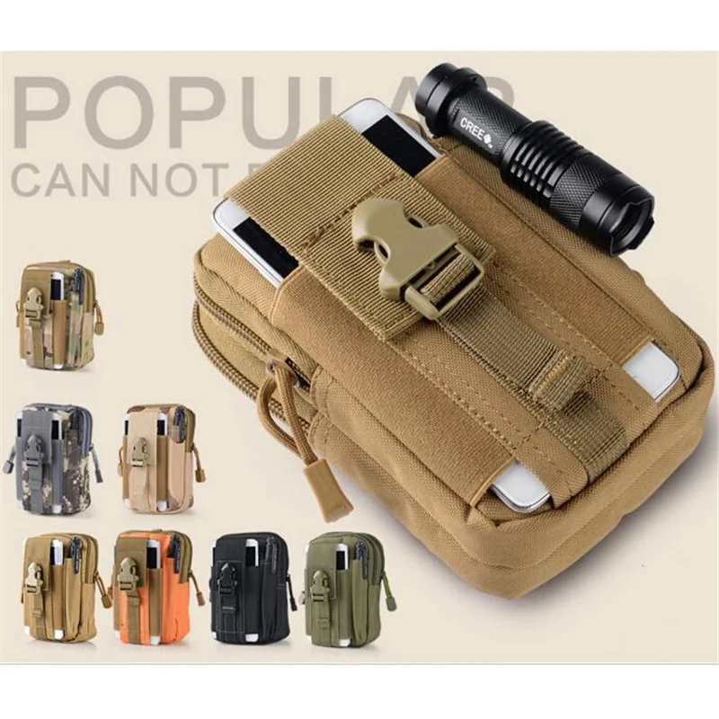 Многофункциональная сумка для телефона в стиле милитари мужчин и женщин